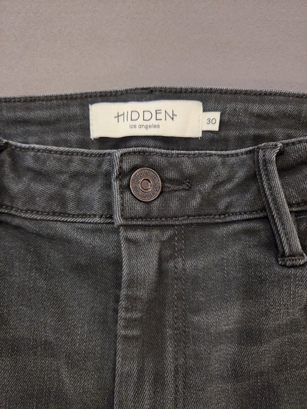 HIDDEN Taylor High Rise Skinny Jeans Size 30 Black Stretch Denim